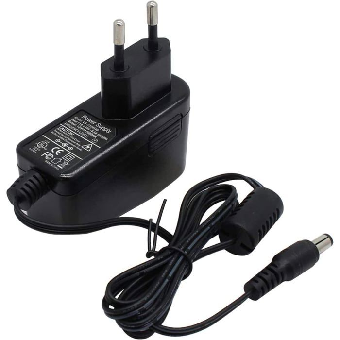 Adaptateur Secteur 12V 1A – 5,5 X 2,1 Mm – AC/DC – Compatible Fritz!Box, Caméras, Routeurs, LED