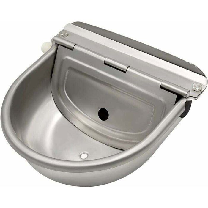 Abreuvoir inox automatique avec valve flotteur - pour cheval chien bétail Label
