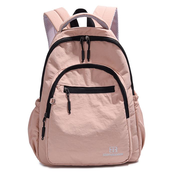 Sac a Dos Femme en Nylon Léger XJYDNCG - Sac a Dos Voyage - SDC002 - pour Randonnée et Quotidien - Rose