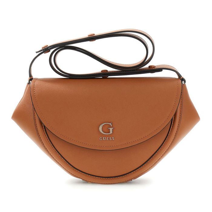 GUESS Sac à épaule marron pour femme - Coleen Convertible Xbody Bag Caramel 348257