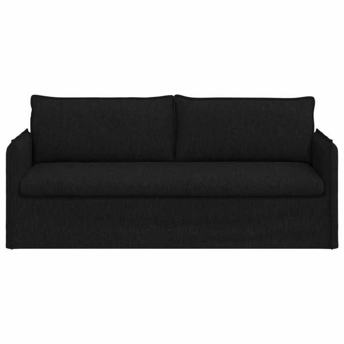Noir SOFA - Moderne - Canapé 180cm - 3 places - Noir Métал C458