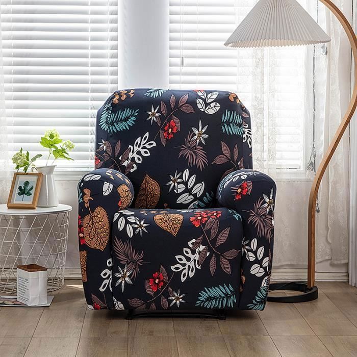 Housse Extensible pour Fauteuil Relax 1 Place Sadapte aux Fauteuils Inclinables Électriques Tissu Doux – S