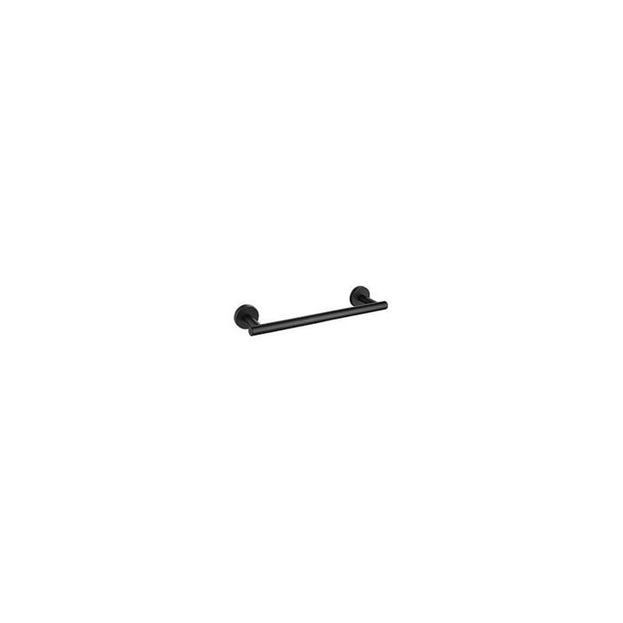 Porte-Serviettes Murale 30 cm Barre Serviette Mural en Acier Inoxydable 304 Porte Serviette Salle de Bain Noir Mat Barre Porte