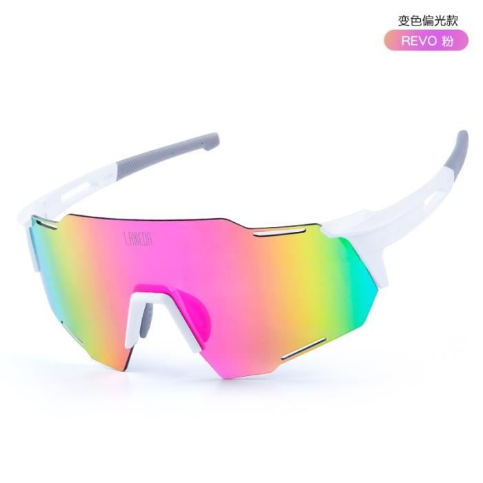 Rose lunettes de cyclisme Anti ultraviolet lumiere polarisee pour velo de route en montagne verres de myo Achat Vente lunettes de soleil Cdiscount