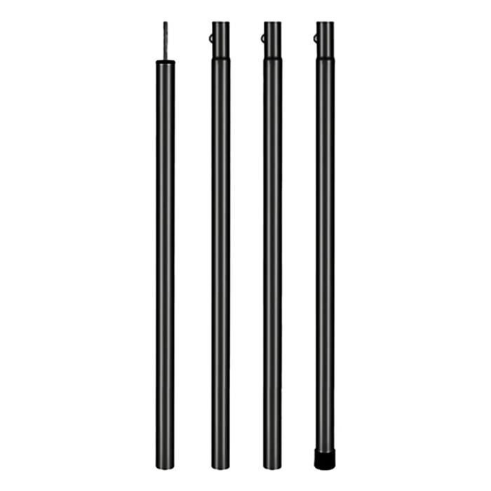 6 Piquets De Tente En Titane 165 Mm - Légers, Résistants, Pour Camping Et Survie