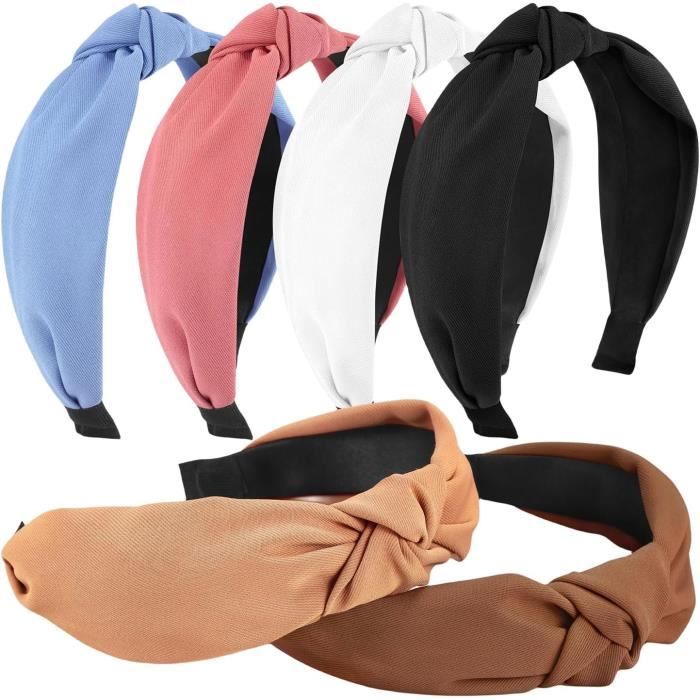Serre-têtes - Tendance - Lot de 9 - Couleurs variées - Accessoires cheveux - Confortable