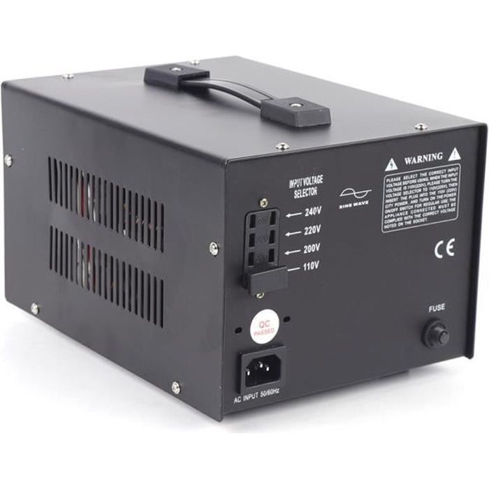 Transformateur 500W 220V 110V 100V CONVERTISSEUR - Cdiscount Bricolage