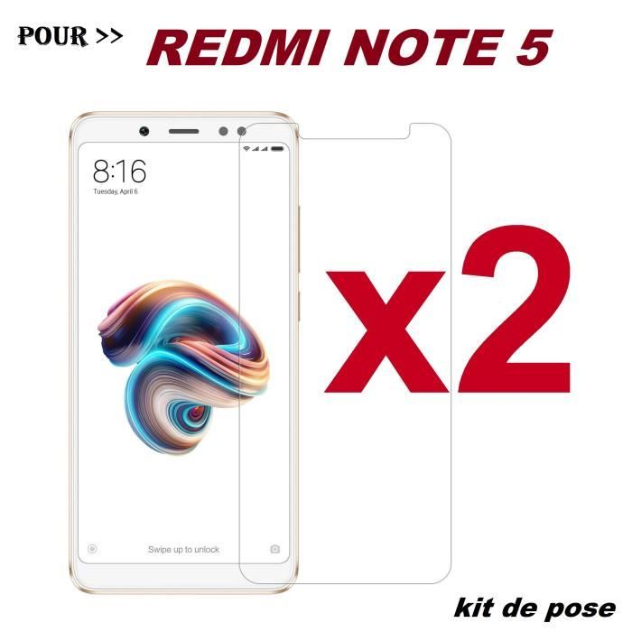 Verre Trempé Pour Xiaomi Redmi Note 5 - Protection écran Intégrale 3 Couches