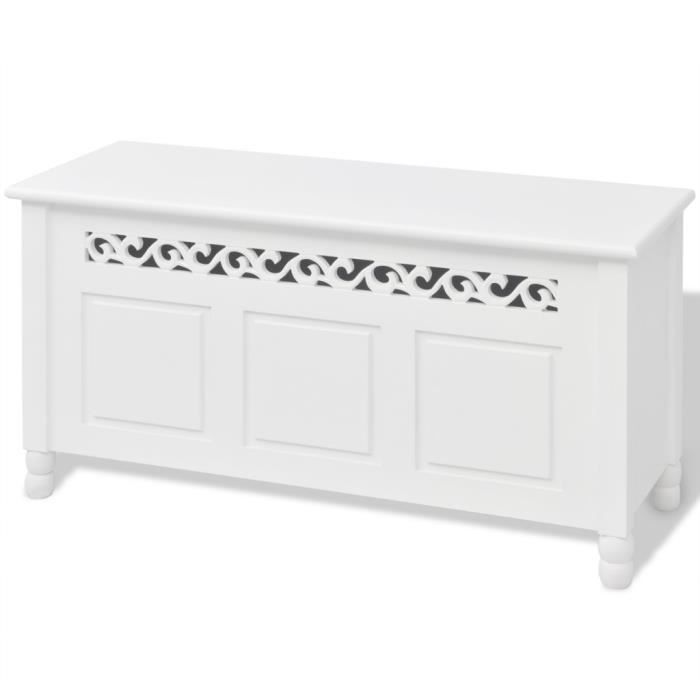 Bancs Coffres Banc De Rangement En Style Baroque Pfdm Blanc Achat Vente Banc Soldes Sur Cdiscount Des Le 20 Janvier Cdiscount