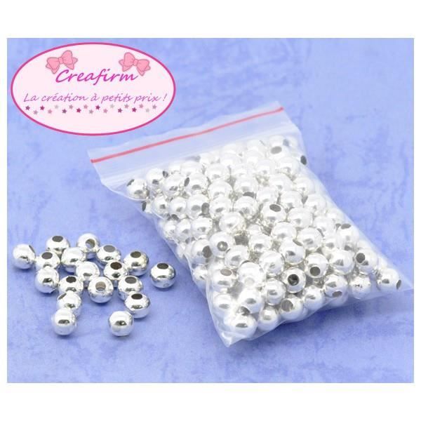 200 Perles Rondes En Acrylique 12mm - 4 Couleurs, Grand Trou 6mm - Pour Bijoux DIY, Bracelets, Colliers