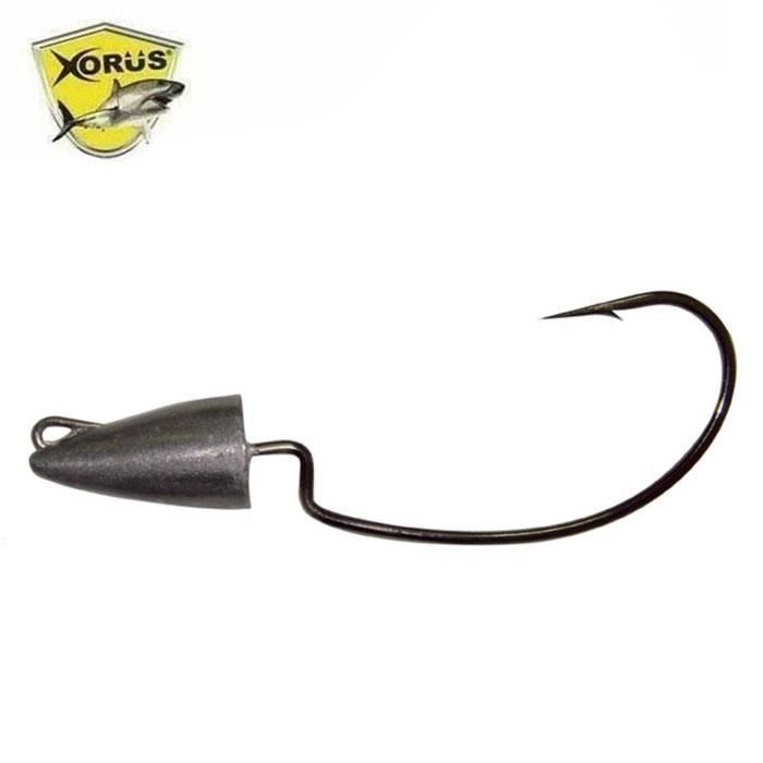 Xorus Tête Plombée Ultimate Eel Mat – 30g – Hameçon N°5/0 – Couleur Grise – Pour Pêche Sportive Leurre Souple