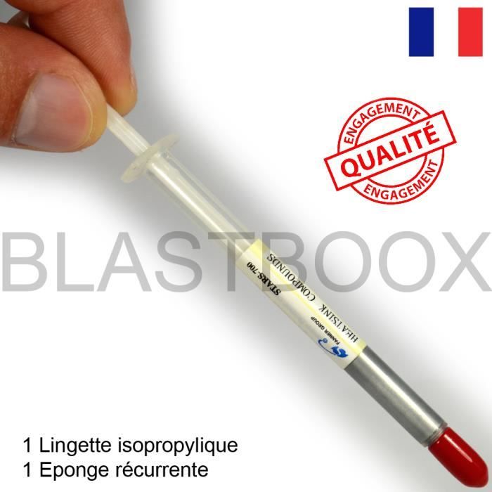 PATE THERMIQUE SILVER POUR dissipation seringue 3gr