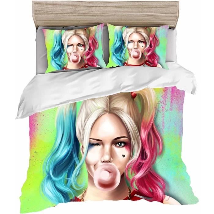 3D Parure de lit Set de Housse de Couette en Affiche de Luxe de Marilyn Monroe 240x260CM[802