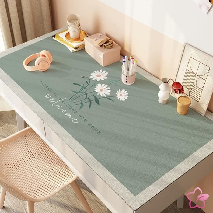 QIAOH Nappe PVC 140x180cm, Toile Ciree Rectangulaire, Nappe