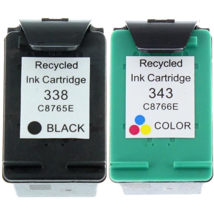 Cartouches D'encre Compatibles HP336/337/338/339/342/343/344 XL - Multicouleur - Neuf Sous Emballage