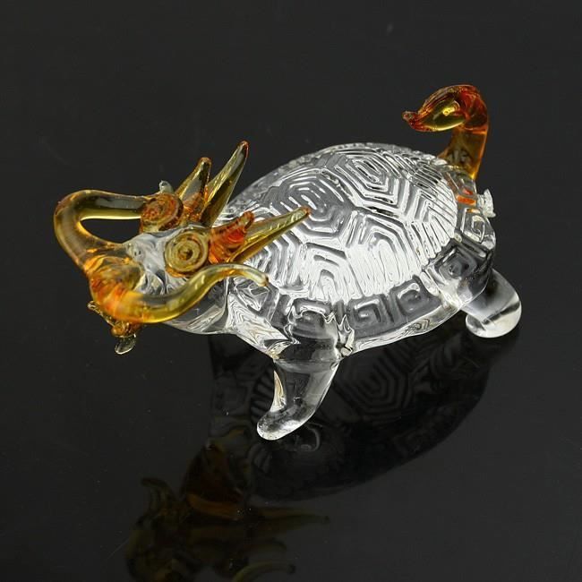 Bougeoir En Verre Transparent, Forme Tortue, Fabrication Française, Neuf