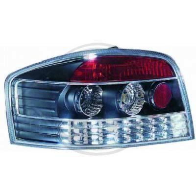 1031996 Paire de feux arrière chrome pour AUDI A3 de type 8P de 2003 a 2008