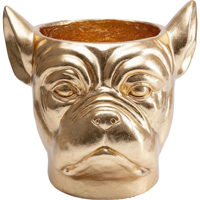 Cache Pot Blanc Et Dore Cdiscount