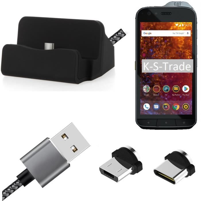 K-S-Trade Station D'accueil Pour Brondi Amico Smartphone XL Haute Qualité Station D'accueil Et De Charge Base De Chargeur Dock Chargement Compatible