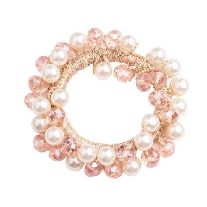 Lot De 3 Chouchous Cheveux Avec Perles - Neuf Avec étiquettes, élégant