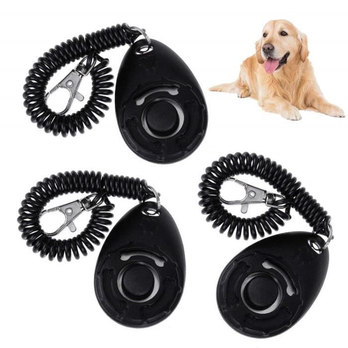 Lhkj 3 Pcs Clicker De Chien Clicker Professionnel Avec Dragonne Elastique Clicker Training Dressage Pour Chiens Chats Chevaux Cdiscount Animalerie