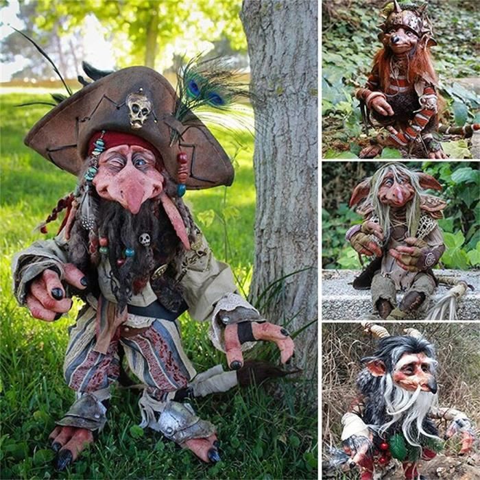 7PCS Decoration Jardin Exterieur, Fée Figurine Décorative, Jardin