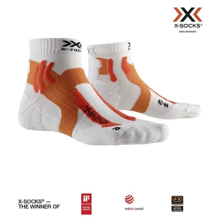 Chaussettes Techniques X-SOCKS Ski Control 4.0 - Mixte, Thermorégulation, Protection Pied (60% Polyamide)