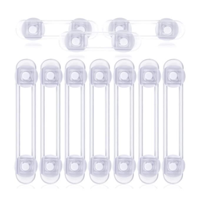 10pcs Bloc Porte Securite Bebe Bloc Placard Bébé Sécurité Enfant Sécurité  Serrures pour Bébé Protection Placard Bebe Bloque Porte - Cdiscount  Puériculture & Eveil bébé