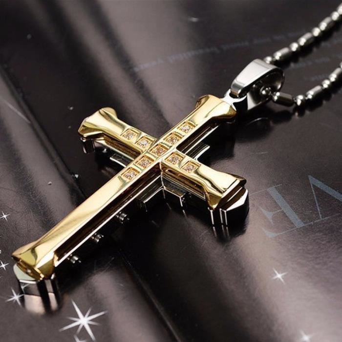 Chaine Homme Croix Pendentif Croix Homme Avec Collier Collier