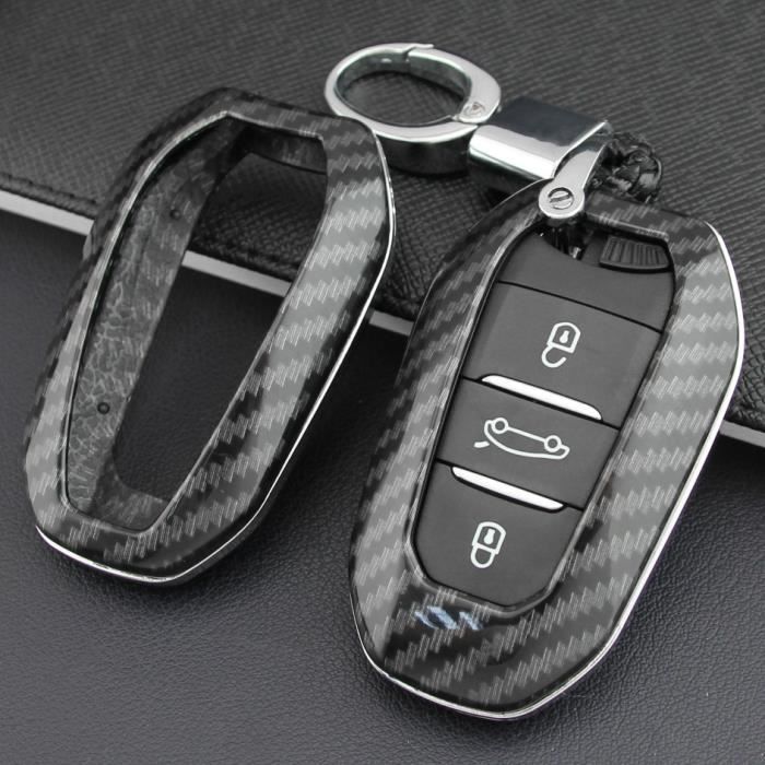 Coque clé,Porte-clés pour Peugeot 508 3008 5008 Citroen C3 C5 Aircross ...