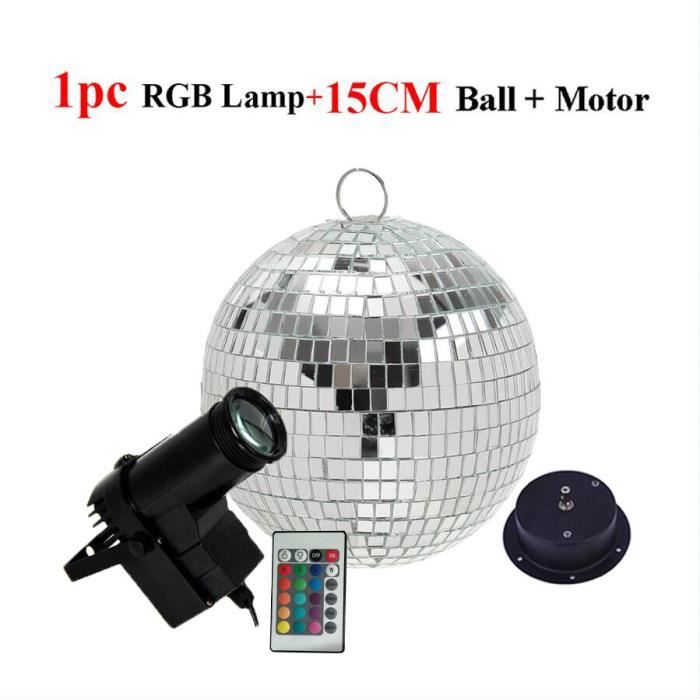 Boule Disco 2 Pack, Boule À Facette, Lampe De Scènec De Commande Vocale