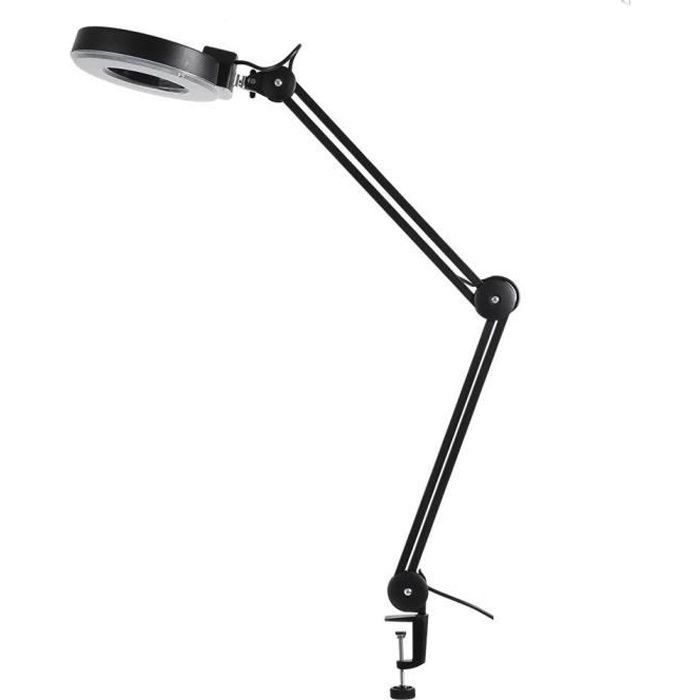 LAMPE LOUPE DE TABLE BUREAU BRICOLAGE ARTICULE 5 DIOPTRIES 2 NEONS X 9W SUR PIED LAMPE LOUPE DE TABLE BUREAU BRICOLAGE ARTICULE 5 DIOPTRIES 2 NEONS X 9W SUR PIED