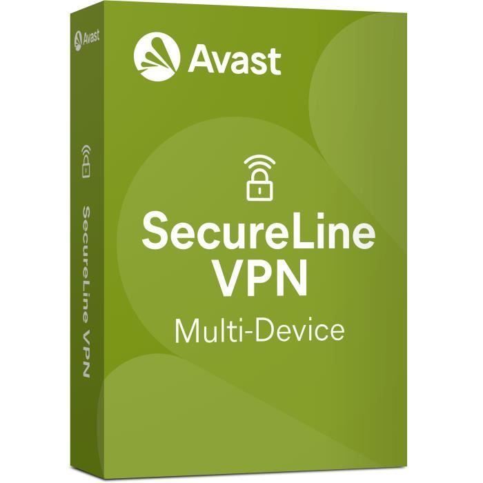 VPN – Avast – SecureLine – 5 appareils – 1 an – Licence électronique
