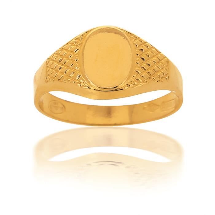 Chevaliere Bebe Or Jaune 18 Carats Achat Vente chevaliere Chevaliere Bebe Or Jaune 18 Garcon Enfant Or jaune Jaune