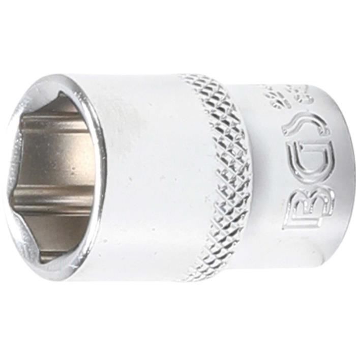 Douille 1/4" 11mm Six Pans BGS 2483 - Acier Chrome Vanadium - Pour Clé à Douille
