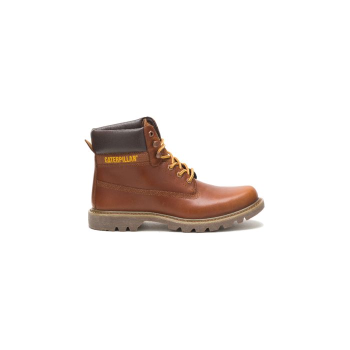 Bottines Caterpillar Colorado 2.0 - algorithm - 42 - Homme - Cuir - Marron - Lacets - Moyenne