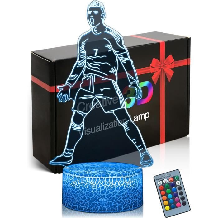 lampe lumineuse 3 d personnalisée à led rappeur Damso