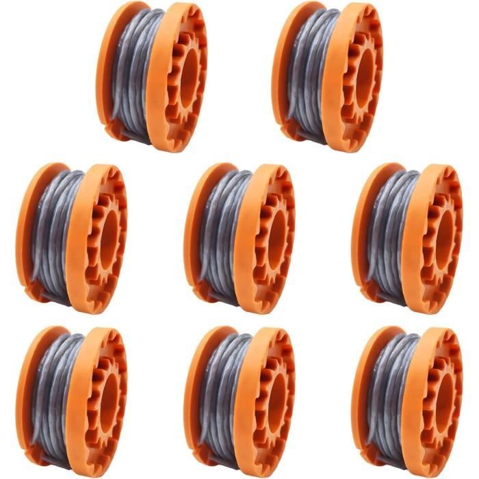 Bobine Fil Débroussailleuse MacAllister - Compatible MGT35025, MGT45028, MGT60030, Avance Automatique, 2 Bobines Incluses