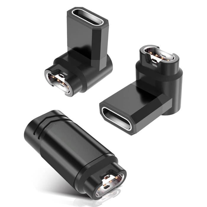 2 Adaptateurs USB-C Vers USB-A à 90° - Mâle Vers Femelle, 10 Gbps, 100W - Pour MacBook, Smartphones USB-C, Espace Réduit