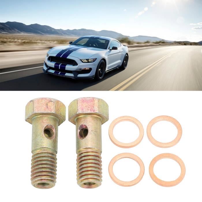 Boulons Banjo Double AN4 Pour Turbo/frein - Filetage 30mm, Marque Uxcell, Neuf