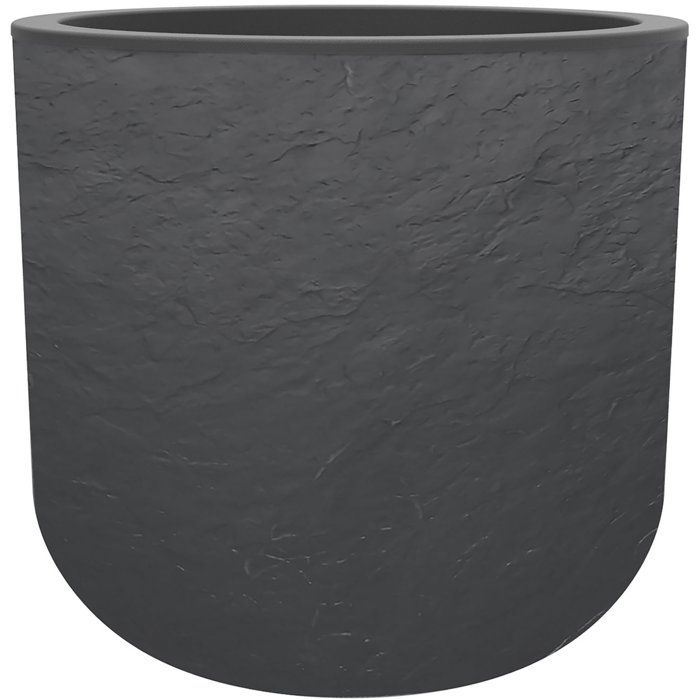 EDA Pot Rond Volcania Anthracite 50 Cm 67l