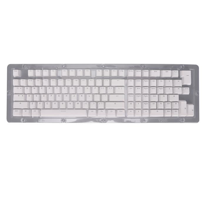 Touches De Rechange Transparentes PC Pour Clavier Mécanique - Translucides 30% - Hauteur Originale - Lot 4