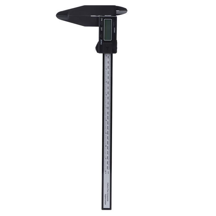 Pied à Coulisse électronique En Fibre De Carbone - Précision 0.1 Mm, Choix 150 Mm Ou 300 Mm, Léger Et Précis