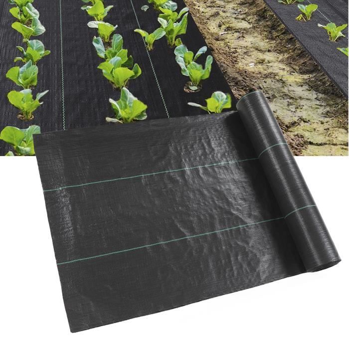 Toile De Paillage Dripex 2m X 25m - Anti Mauvaises Herbes - Perméable Et Résistante UV
