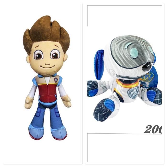 Peluche pat patrouille ryder et robot chien super h ros 2pcs lot