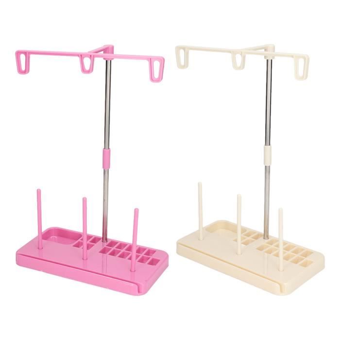 Support Double Bobine Fil à Broder Pour Machine 1304 1408 1409 – Porte-Fil Stable Et Pratique