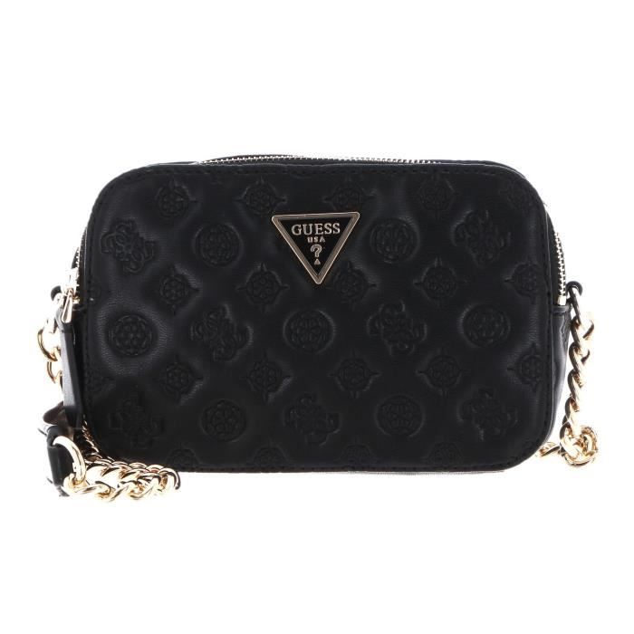 GUESS sac à épaule bandoulière Noelle Crossbody Camera Bag Sand Logo