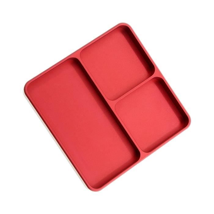 Plateau Magnétique Pour Petites Pièces - 10,6x8,6 Cm, Aimant Puissant - Pour écrous, Vis, Boulons - Bleu