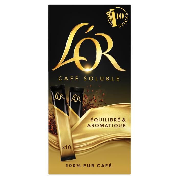 L'Or Classique Café Soluble équilibré et Riche en Arôme - 80 sticks