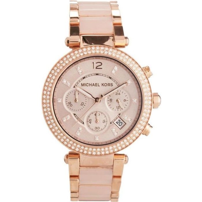 MICHAEL KORS Montre bracelet Femme MK5896 - Quartz - Analogique - Acier -  Doré - Cdiscount Bijouterie